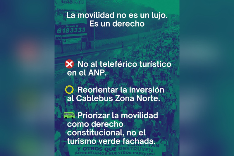Colectivo rechaza posible teleférico en área natural protegida de Tuxtla