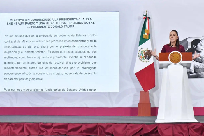 Claudia Sheinbaum agradece respaldo de López Obrador